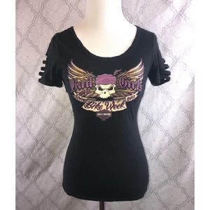 Vintage Harley Davidson Bad Girls T